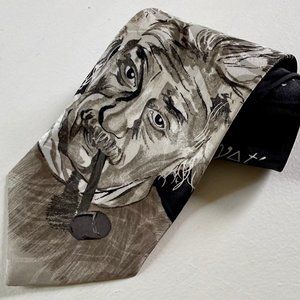 Albert Einstein Inspired Black Necktie E=mc2
